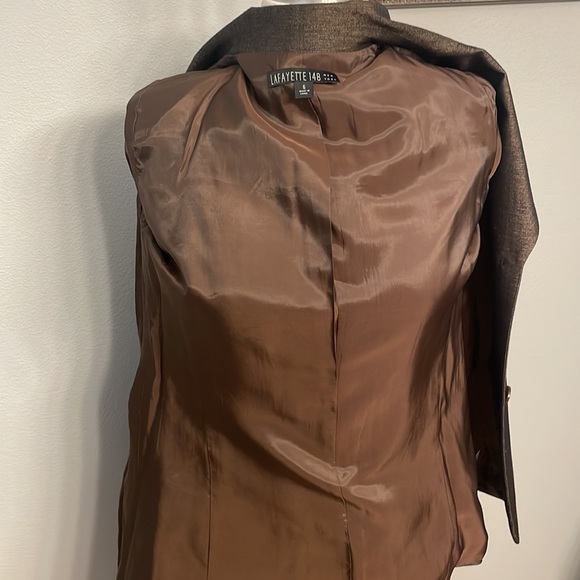 Lafayette 148 3 button Blazer Suit Jacket Wool Blend - Picture 9 of 9